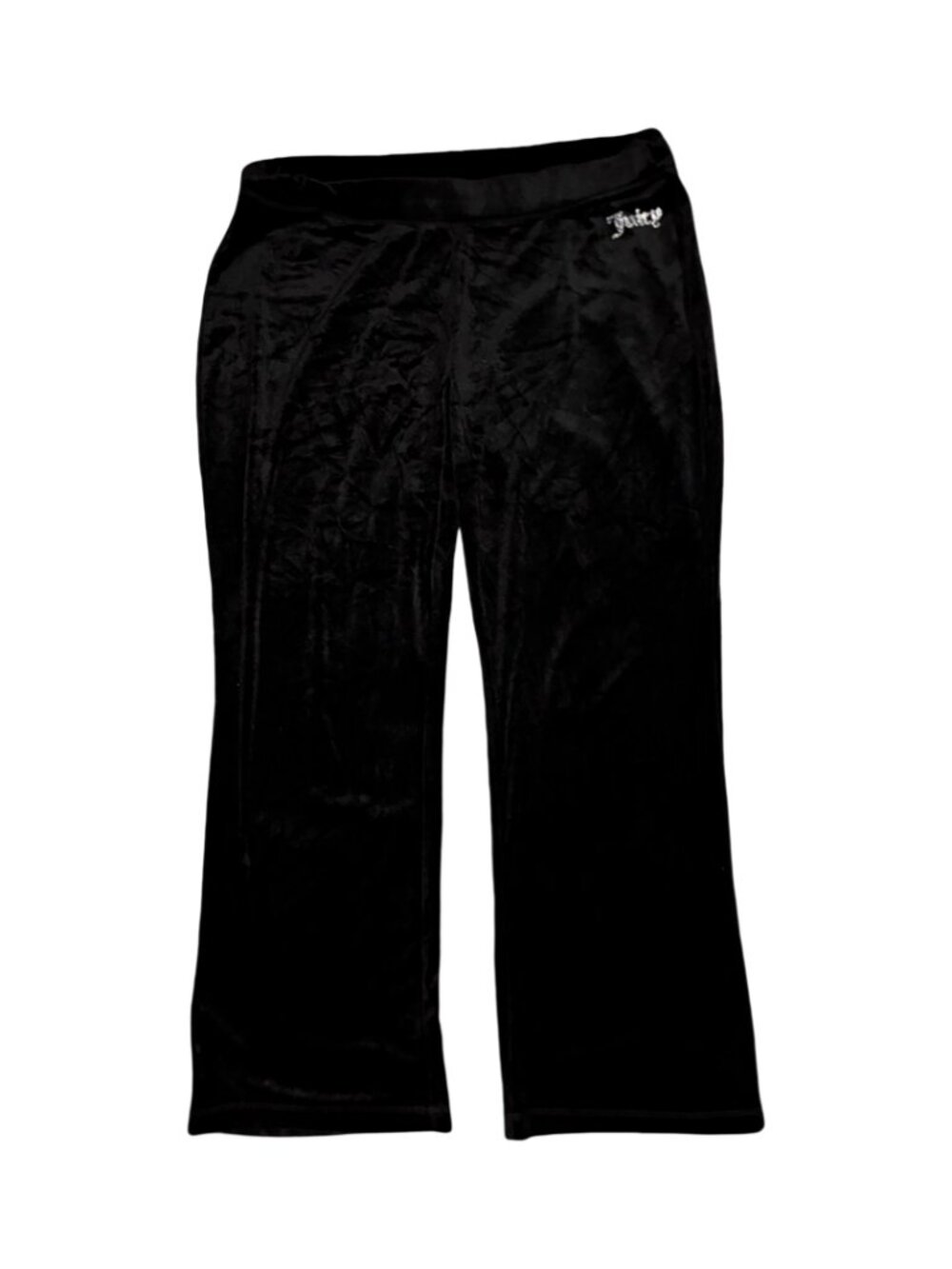 Sz.XXL*Juicy Couture*Black Velour (Velvet) Lounge/Sweat Pants